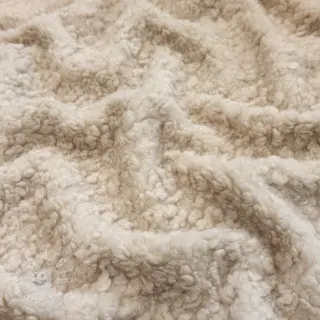 Kabátovina TEDDY BOUCLÉ beige