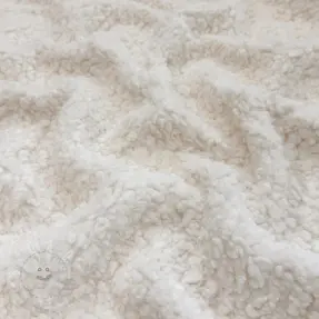 Kabátovina TEDDY BOUCLÉ ecru