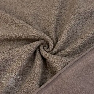 Fleece TEDDY DOUBLE SIDED taupe