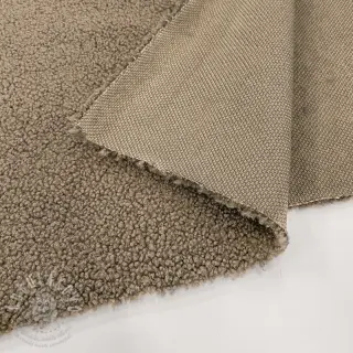 Kabátovina TEDDY soft taupe