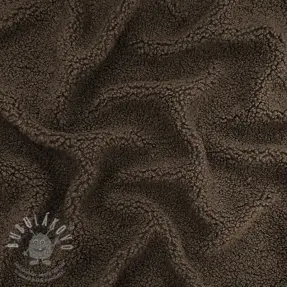 Kabátovina TEDDY dark brown