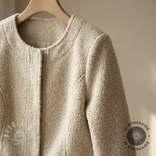 Kabátovina TEDDY light sand