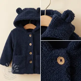 Kabátovina TEDDY navy
