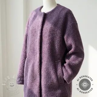 Kabátovina TEDDY purple