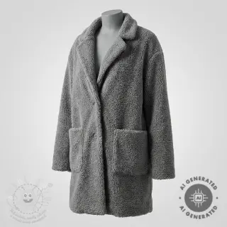 Kabátovina TEDDY grey