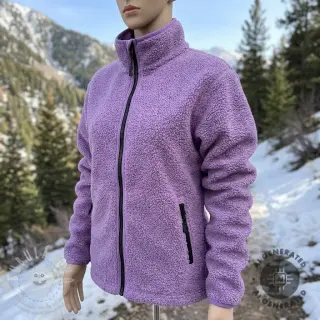 Fleece TEDDY DOUBLE SIDED lilac