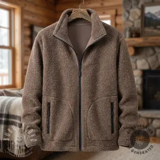 Fleece TEDDY DOUBLE SIDED taupe
