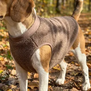 Fleece TEDDY DOUBLE SIDED taupe