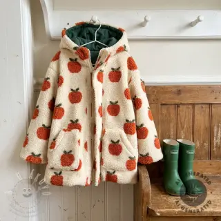 Kabátovina TEDDY JACQUARD Apples