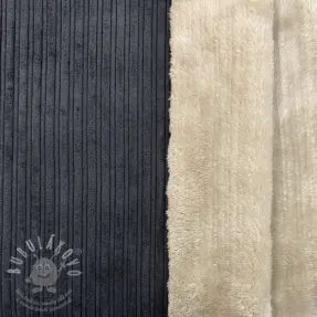 Manšestr Cofur fleece black