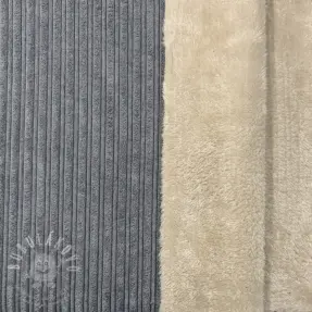 Manšestr Cofur fleece grey