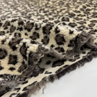 Kabátovina TEDDY JACQUARD Animal skin brown