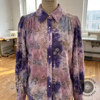 Manšestr tenký TIE DYE 21W Catchy design E
