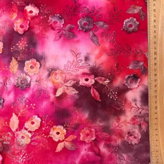 Manšestr tenký TIE DYE 21W Catchy design F