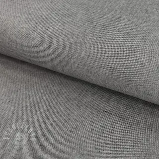 Dekorační látka COATED Linenlook premium grey