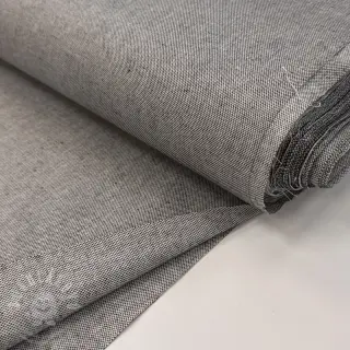 Dekorační látka COATED Linenlook premium grey