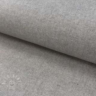 Dekorační látka COATED Linenlook premium soft grey