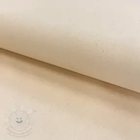 Dekorační látka COATED Linenlook premium naturel
