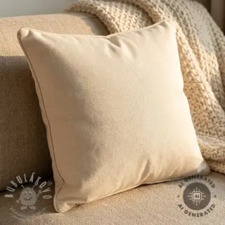Dekorační látka COATED Linenlook premium naturel