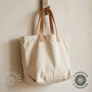 Dekorační látka COATED Linenlook premium naturel
