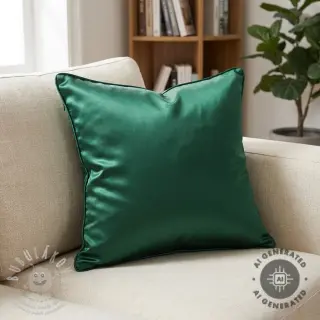 Satén SOLID dark green