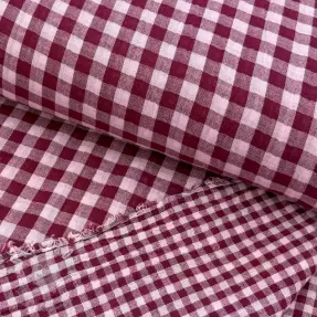 Dvojitá gázovina/mušelín YARN DYED Stripes and checks design F