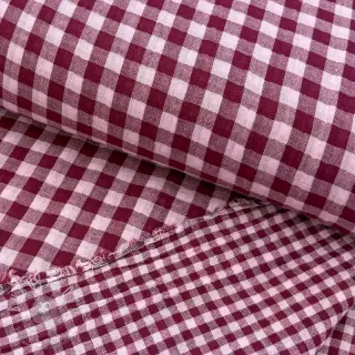 Dvojitá gázovina/mušelín YARN DYED Stripes and checks design F