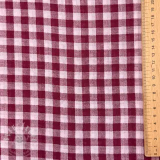 Dvojitá gázovina/mušelín YARN DYED Stripes and checks design F