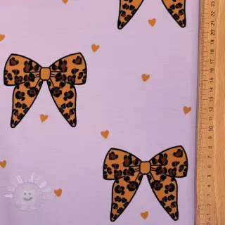 Teplákovina Animal skin bows design A