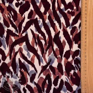 Teplákovina Abstract animal brown digital print