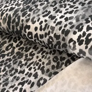 Teplákovina počesaná Animal skin grey digital print