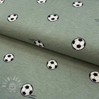 Úplet Soccerballs green melange