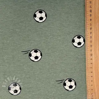 Úplet Soccerballs green melange