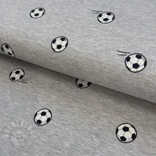 Úplet Soccerballs grey melange
