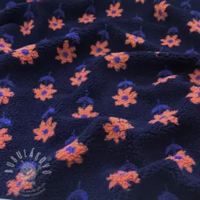 Kabátovina TEDDY Flowie Clara navy