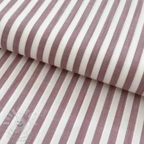 Viskóza YARN DYED Stripes SMALL blush