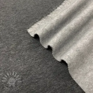 Teplákovina počesaná JOGGING grey melange