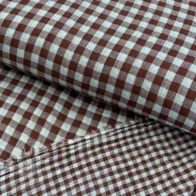 Dvojitá gázovina/mušelín YARN DYED Stripes and checks design E
