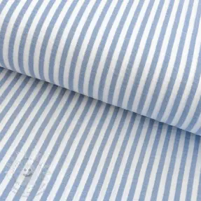 Dvojitá gázovina/mušelín YARN DYED Summer stripe blue