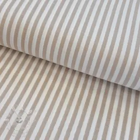 Dvojitá gázovina/mušelín YARN DYED Summer stripe beige