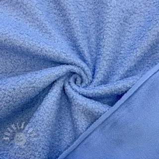 Fleece TEDDY DOUBLE SIDED light blue