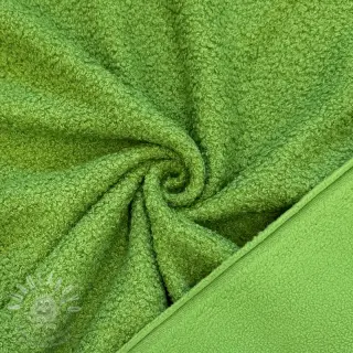 Fleece TEDDY DOUBLE SIDED green
