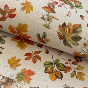 Dekorační látka Linenlook Sous-bois lin