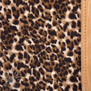 Kabátovina TEDDY SUEDE Panther LEO cognac