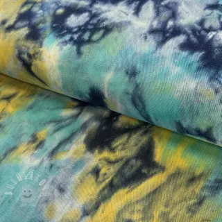 JEANS TIE DYE HEAVY bright yellow