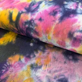 JEANS TIE DYE HEAVY fuchsia