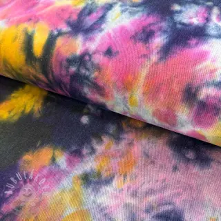 JEANS TIE DYE HEAVY fuchsia