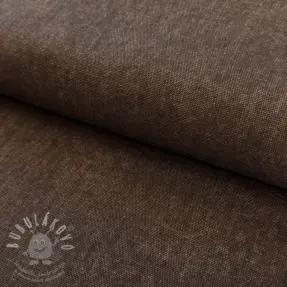 Dekorační látka PRE-WASHED choco melange