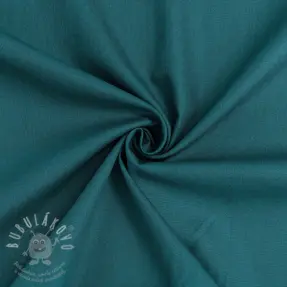 Bavlněný popelín dark cyan