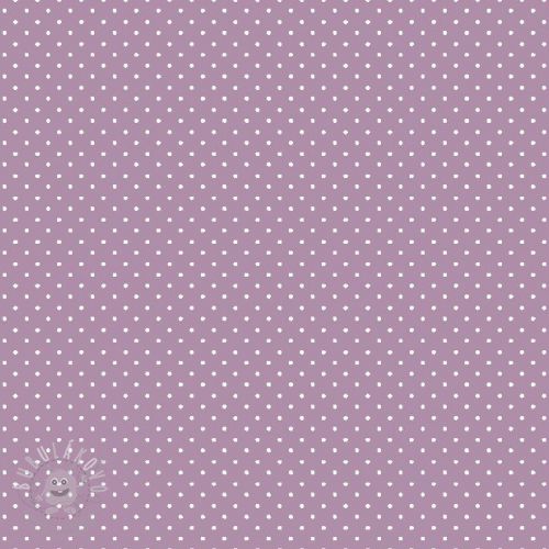 Bavlněná látka Petit dots lilac